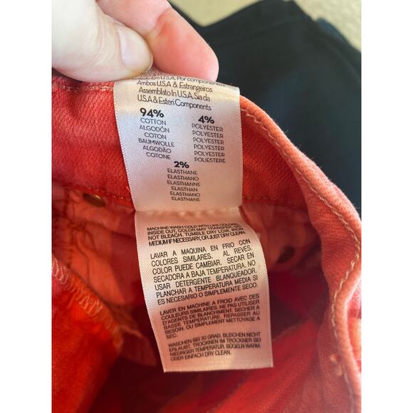 Mother Swooner Ankle Fray Jeans Rascal Ankle Fray Come Out & Play size 25 - Picture 6 of 6